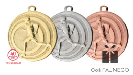Medal odlewany CF092 złoty/srebrny/brązowy + naklejka