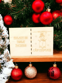 Tabliczka drewniana świąteczna - własne życzenia I