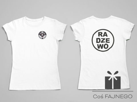 T-Shirt Radzevia logo biały BAWEŁNA