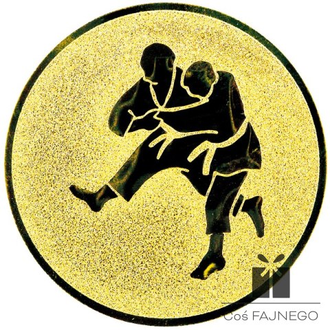 Emblemat / Judo / Złoty