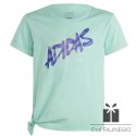 Koszulka adidas Dance Knotted Tee girls Jr HR5817, Rozmiar: 140 cm
