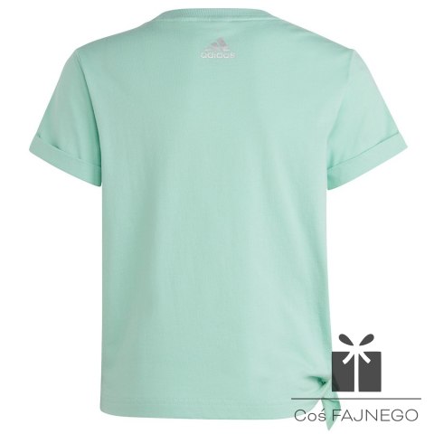 Koszulka adidas Dance Knotted Tee girls Jr HR5817, Rozmiar: 140 cm