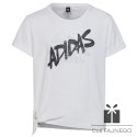Koszulka adidas Dance Knotted Tee girls Jr HR5818, Rozmiar: 140 cm