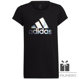 Koszulka adidas Dance Metallic Print Tee Jr girls HD4407, Rozmiar: 140 cm