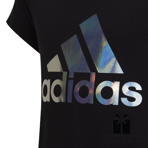 Koszulka adidas Dance Metallic Print Tee Jr girls HD4407, Rozmiar: 140 cm