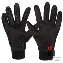 Rękawiczki piłkarskie FS czarne, Rozmiar: S/M