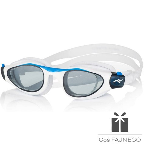 Okulary pływackie Aqua Speed Maori Jr białe, Rozmiar: junior