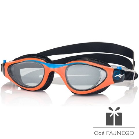 Okulary pływackie Aqua Speed Maori Jr pomarańczowe, Rozmiar: junior