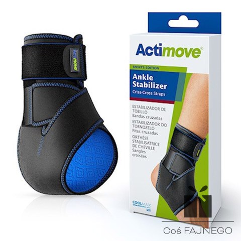 Stabilizator stawu skokowego ze skrzyżowanymi pasami regulowany, Rozmiar: uniwersalny