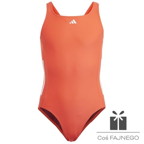 Kostium kąpielowy adidas Cut 3 Stripes Suit girls IQ3971, Rozmiar: 170 cm