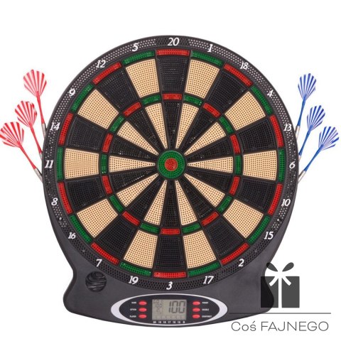 Tarcza Dart elektroniczna Enero 43 cm.classic, 0