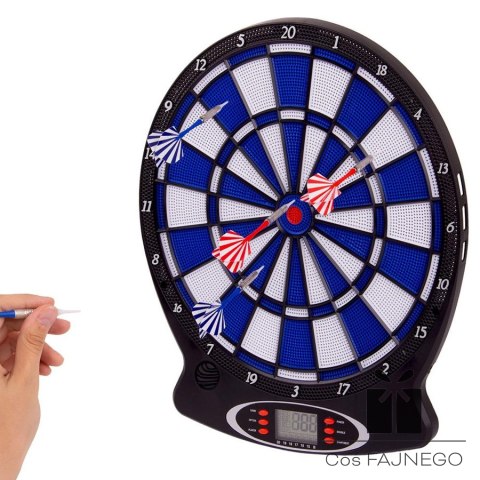 Tarcza Dart elektroniczna Enero 43 cm. niebieska, 0