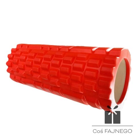 Wałek do masażu karbowany PVC 33x14cm S825815, Rozmiar:: 33X14