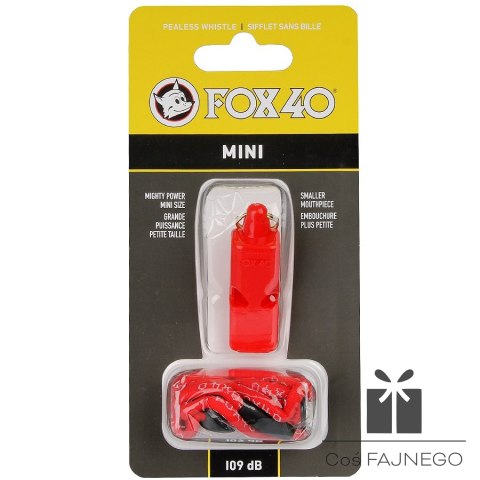 Gwizdek Fox 40 Mini Safety, 0
