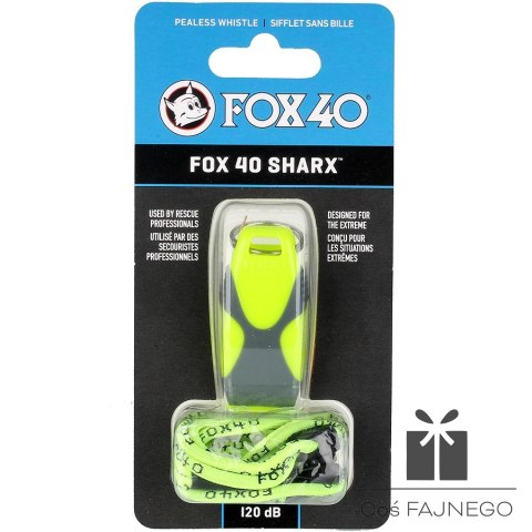 Gwizdek Fox 40 Sharx Safety, 0