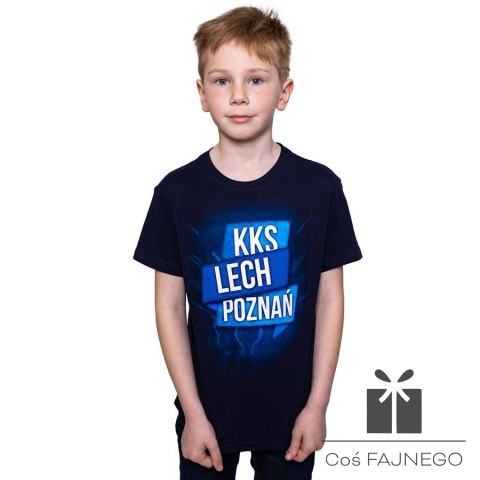 Koszulka Dziecięca KKS LP Skrzydełko Granatowa, Rozmiar: 128 cm