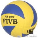 Piłka siatkowa NV 300 niebiesko-żółta, Rozmiar: 5