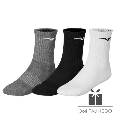 Skarpety Mizuno Training Mid 3P 32GX250599, Rozmiar: 41-43