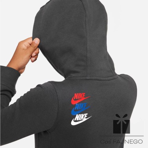 Bluza Nike Sportswear SI Fleece PO Hoody FD1197 070, Rozmiar: S (128-137)