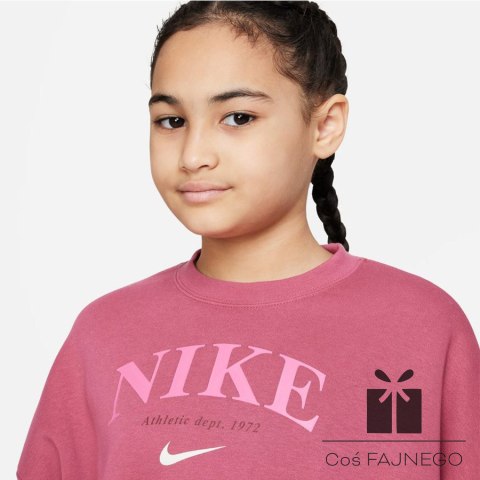 Bluza Nike Sportswear Trend FLC Crew DV2563 633, Rozmiar: S (128-137)
