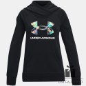 Bluza UA Girl's Rival Logo Hoodie 1366399 001, Rozmiar: M