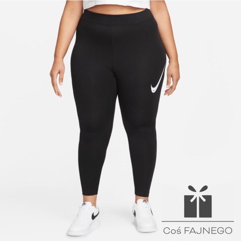 Legginsy Nike Sportswear Essential Swosh DM6207 010, Rozmiar: XS