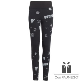 Legginsy adidas JG Bluv Q3 Tight girls Jr IA1567, Rozmiar: 164 cm