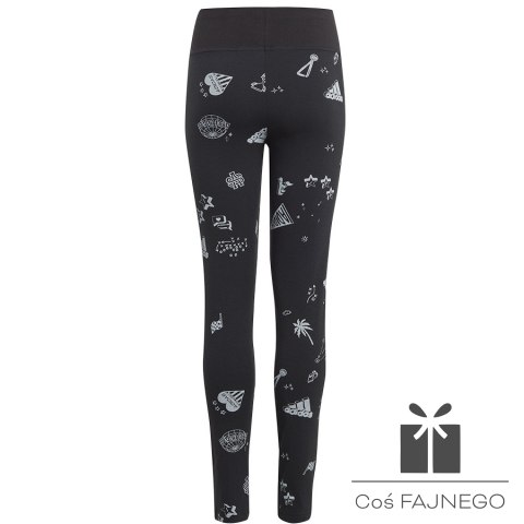 Legginsy adidas JG Bluv Q3 Tight girls Jr IA1567, Rozmiar: 164 cm