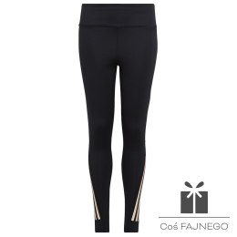 Legginsy adidas Training Aeroready 3S High-Rise 7/8 Optime TG girls IC0363, Rozmiar: 128 cm