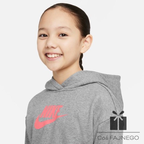 Bluza Nike Sportswear Club Girls DC7210 092, Rozmiar: XL (158-170cm)