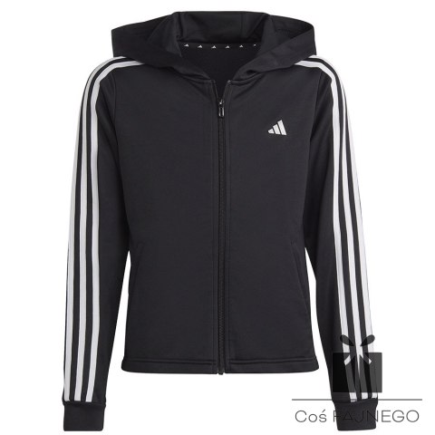 Bluza adidas TR-ES 3 Stripes FZH girls Jr HR5792, Rozmiar: 140 cm