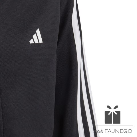 Bluza adidas TR-ES 3 Stripes FZH girls Jr HR5792, Rozmiar: 140 cm