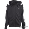 Bluza adidas TR-ES 3 Stripes Full-Zip Hoody Jr HY1102, Rozmiar: 152 cm
