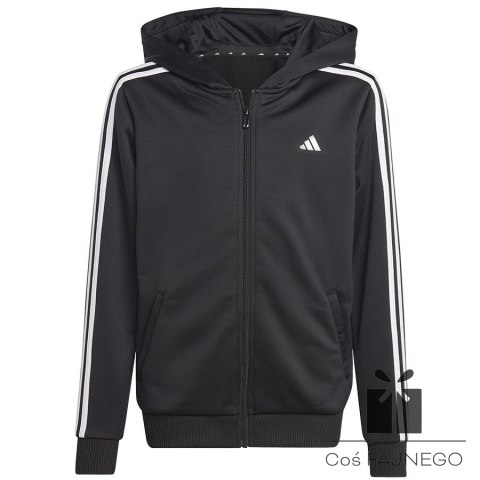Bluza adidas TR-ES 3 Stripes Full-Zip Hoody Jr HY1102, Rozmiar: 152 cm