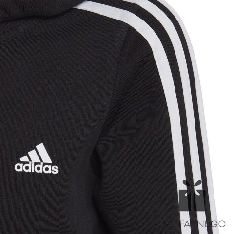 Bluza adidas Essentials 3 Stripes Full-Zip Hoodie girls IC3634, Rozmiar: 152 cm