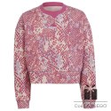 Bluza adidas FI Allover Print SWT Jr HR5828, Rozmiar: 140 cm