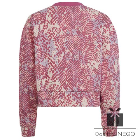 Bluza adidas FI Allover Print SWT Jr HR5828, Rozmiar: 152 cm