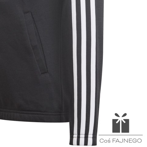 Bluza adidas Girls Essentials 3S Full-zip Hoodie GQ8356, Rozmiar: 140 cm