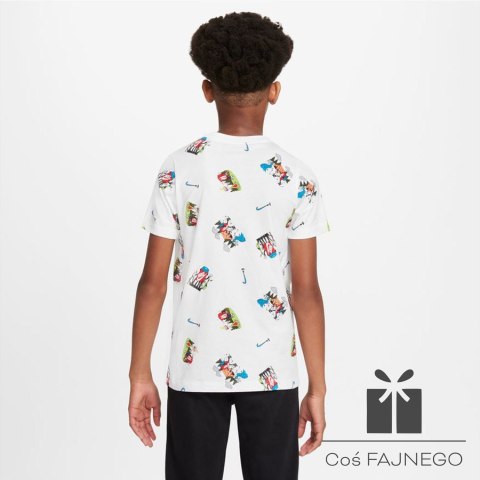 Koszulka Nike Sportswear Tee AOP DQ3856 100, Rozmiar: S (128-137)