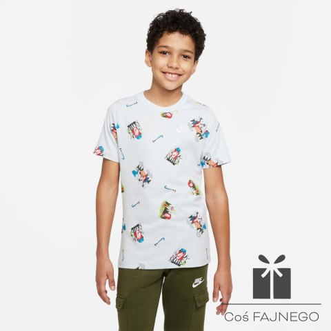 Koszulka Nike Sportswear Tee AOP DQ3856 471, Rozmiar: S (128-137)