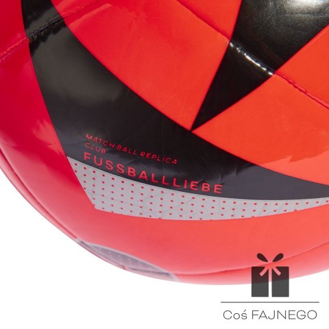 Piłka adidas Euro24 Club Fussballliebe IN9375, Rozmiar: 5