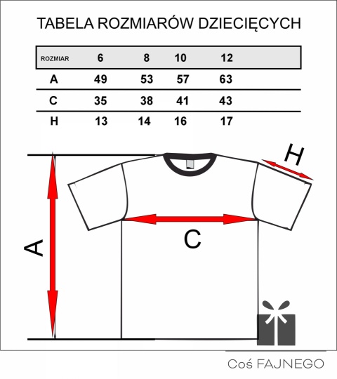 T-shirt Radzevia biały Moc Niedźwiedzia poliester