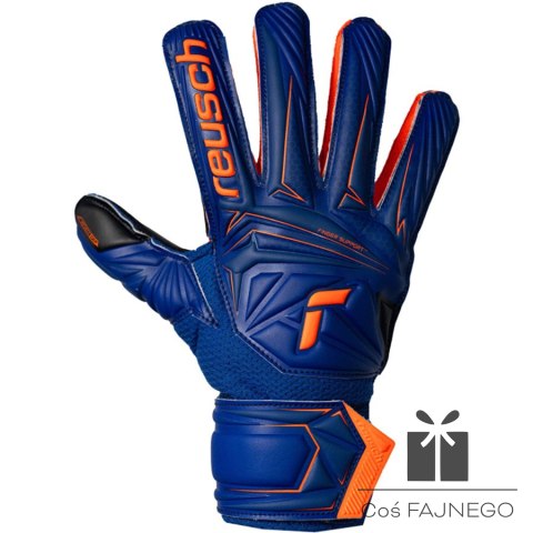 Rękawice Reusch Attrakt Infinity Finger Support Junior 56 72 710 4127
