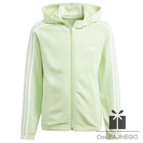 Bluza adidas 3 Stripes Full-Zip Hoodie girls IS2632