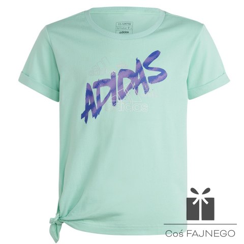 Koszulka adidas Dance Knotted Tee girls Jr HR5817