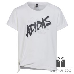 Koszulka adidas Dance Knotted Tee girls Jr HR5818