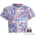 Koszulka adidas TR-ES Allover Print girls Jr HR5804