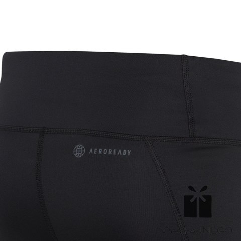 Legginsy adidas Training Aeroready 3S High-Rise 7/8 Optime TG girls IC0363