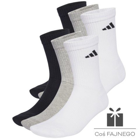 Skarpety adidas Cushioned Crew 6PP JW6008