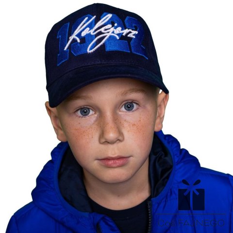 Czapka Baseballowa Dziecięca 1922 Lech Granatowa